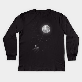 Pull Moon Kids Long Sleeve T-Shirt